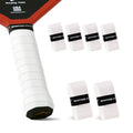 White pickleball paddle overgrip