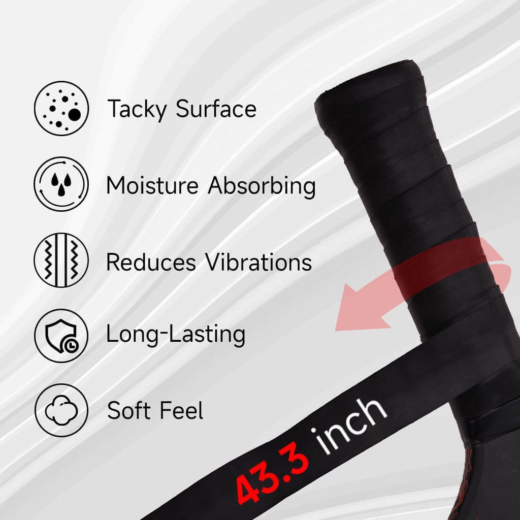Pickleball Paddle Overgrip (Black)