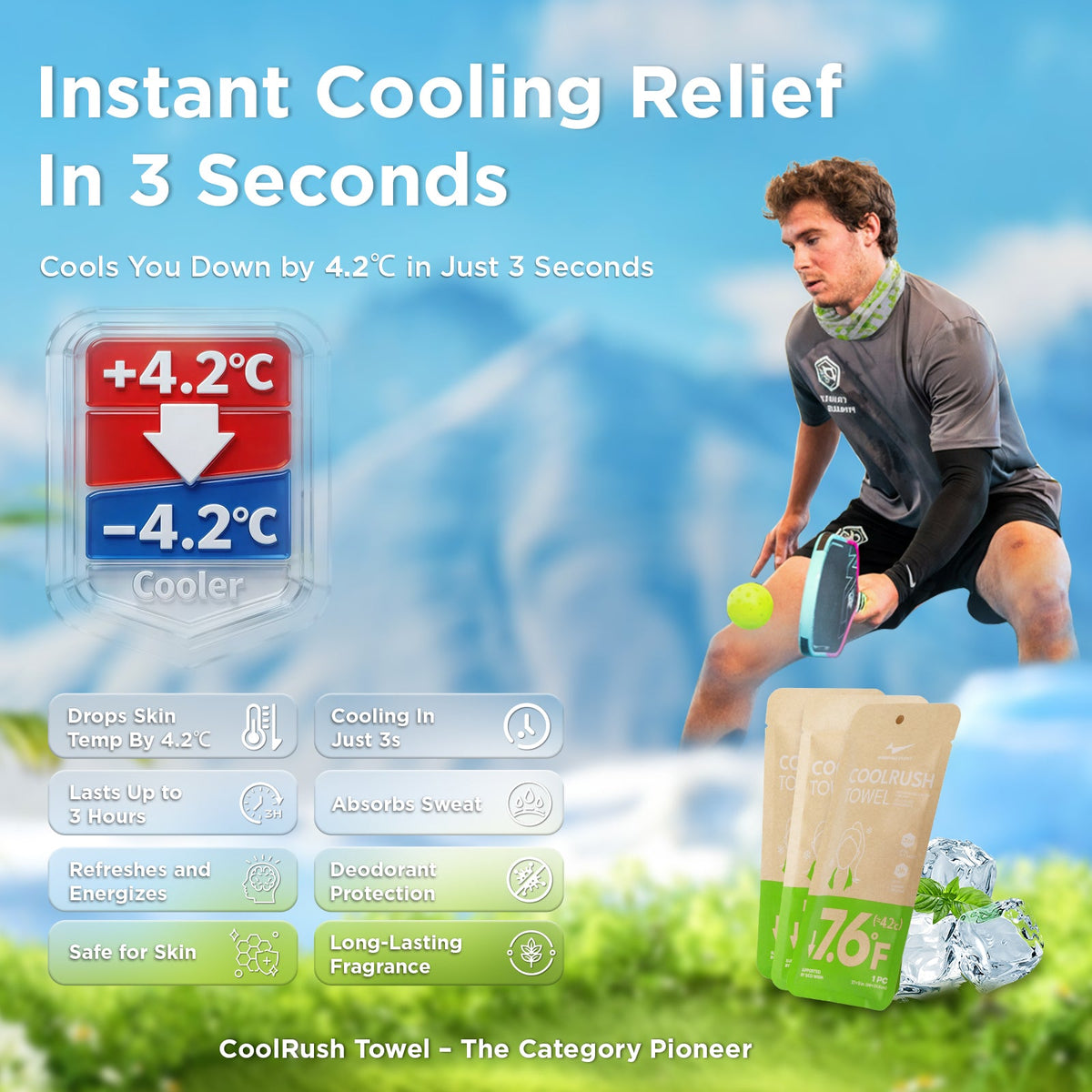 CoolRush Instant Cooling Towel