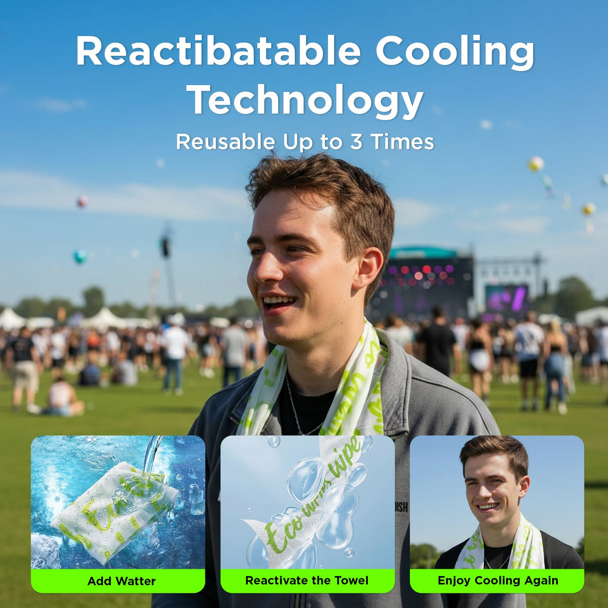 CoolRush Instant Cooling Towel