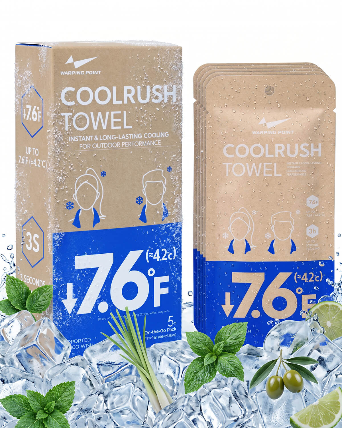 CoolRush Instant Cooling Towel