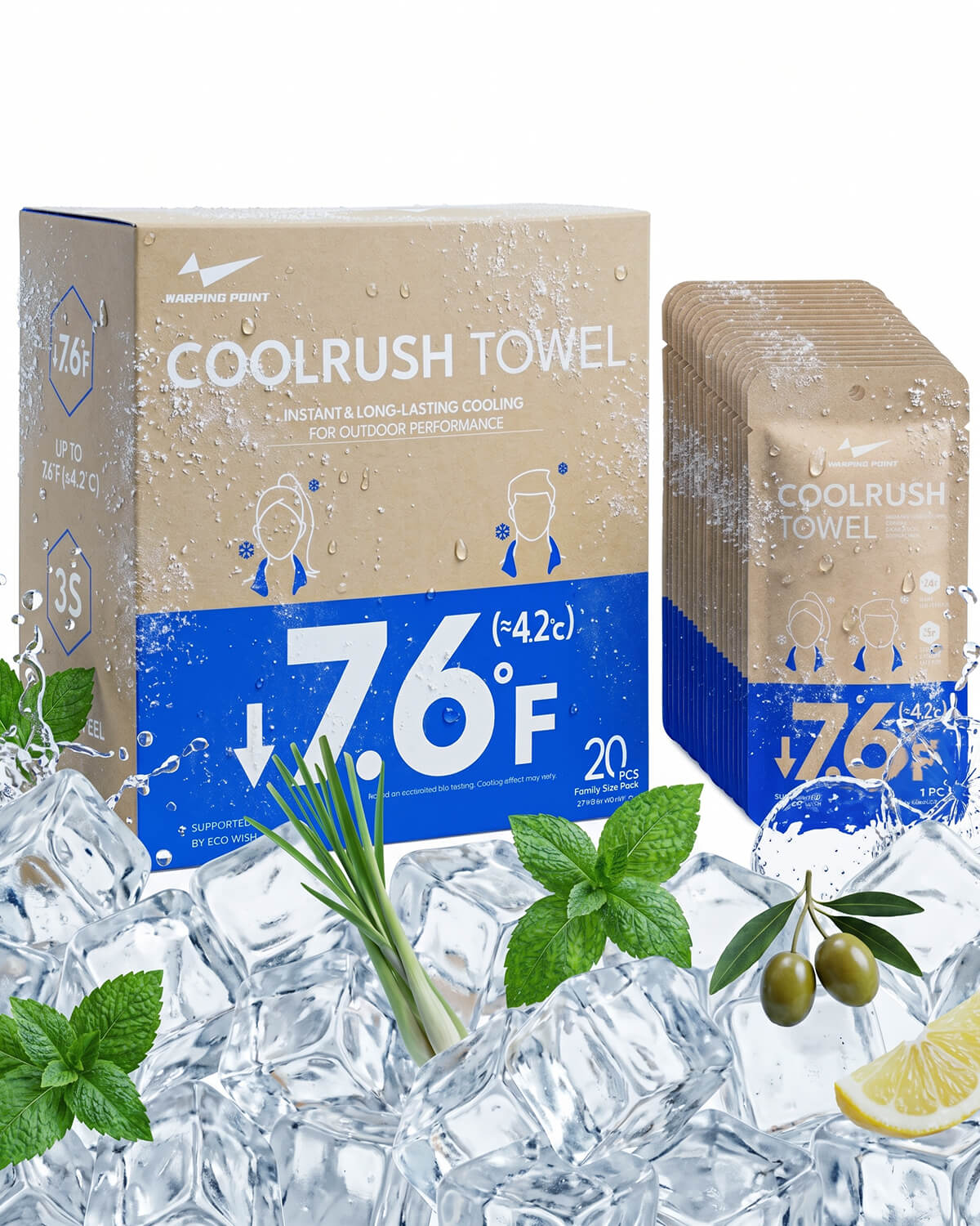 CoolRush Instant Cooling Towel