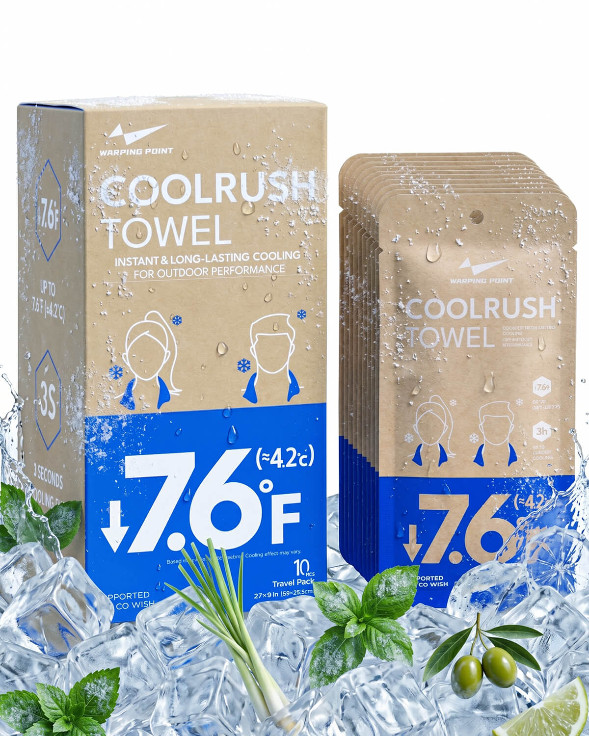 CoolRush Instant Cooling Towel