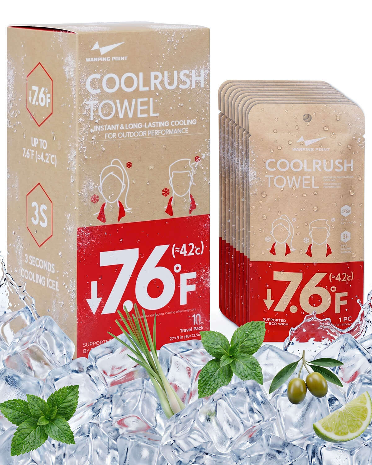 CoolRush Instant Cooling Towel