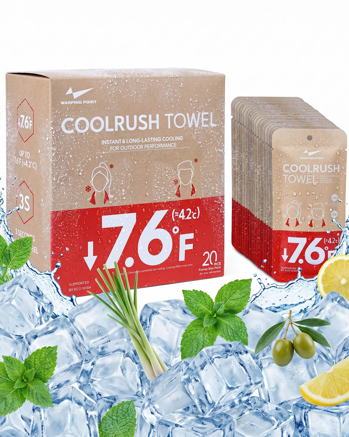 CoolRush Instant Cooling Towel