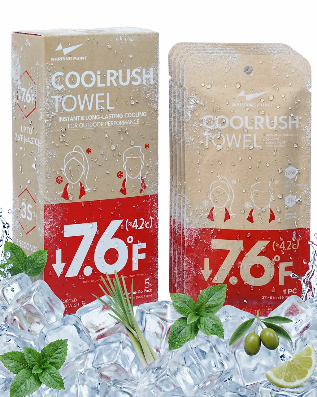 CoolRush Instant Cooling Towel